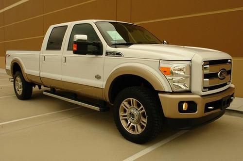 2011 ford f350 king ranch diesel 4x4 leather navigation sunroof 6.7 diesel