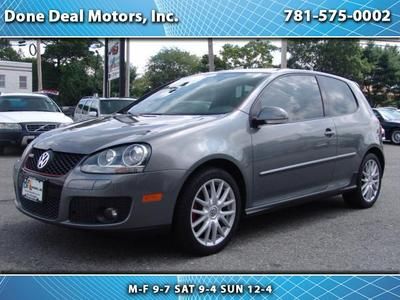 2007 volkswagen gti 6 speed manual 1-owner vehicle in great condition power sunr