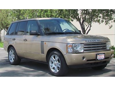 2004 land rover range rover hse navigation system clean pre-owned must sell