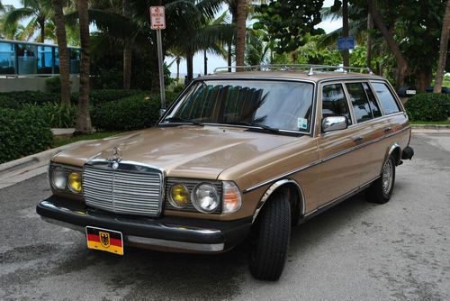 1983 mercedes-benz 300-series w123 300 tdt 300td-t turbo diesel touring wagon