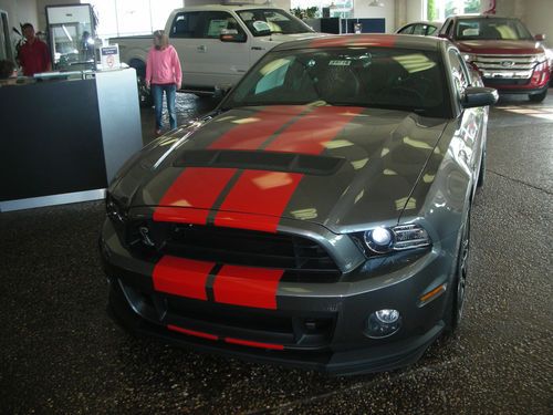 2014 shelby gt 500 sterling gray 5.8l manual trans