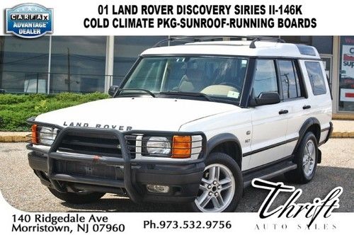 01 land rover discovery siries ii-146k-cold climate pkg-sunroof-running boards