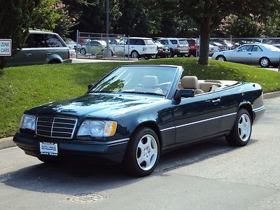 1995 mercedes e320 cabriolet - rare! - looks/runs/drives excellent! - low miles!