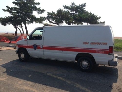 1998 ford van/ fire department vehicle/volunteer fireman use