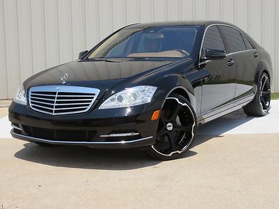 10 mercedes-benz s550 p2 camera sensors massage 22s-giovanna shades cooled tx!!!