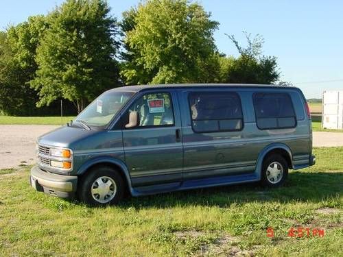 1999 chevrolet express conversion van-one owner, hd towing package
