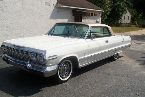 1963 chevrolet impala ss matching numbers