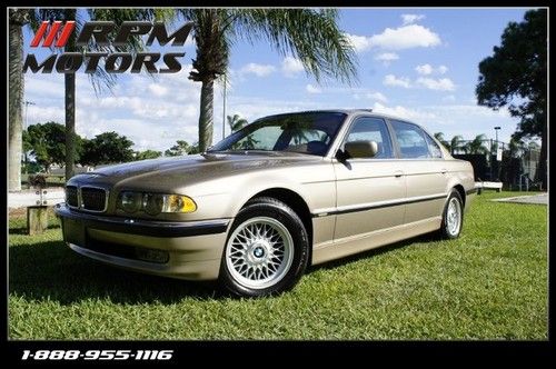 One owner bmw 740il immaculate clean carfax always garaged must see real sample