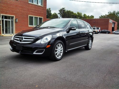 2007 mercedes benz r350 4matic black excellent shape clean carfax! 84k miles