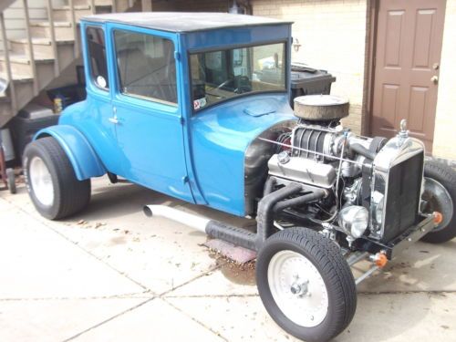 1926 ford t model all steel 350 chevy v-8 super charged rat rod street rod