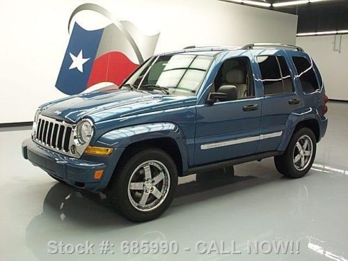 2005 jeep liberty ltd 3.7l v6 leather 18&#034; wheels 60k mi texas direct auto