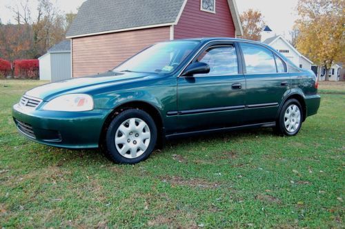 No reserve ...good running one owner, no accidents, 2000 honda civic lx,5sd man