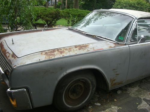 1961 lincoln continental convertible suicide doors original  survivor!