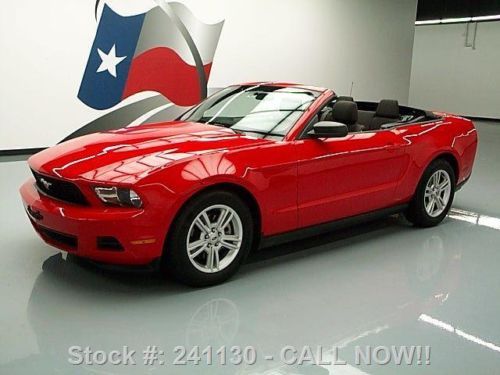 2012 ford mustang convertible 3.7l v6 automatic 61k mi texas direct auto