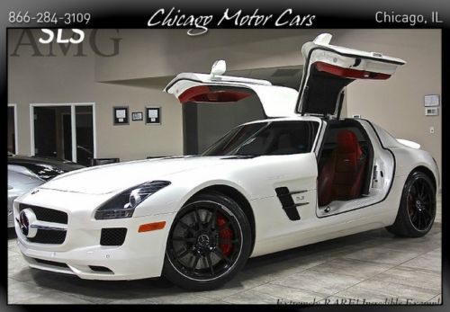 2011 mercedes benz sls amg *rare mystic white* $191k+msrp wheel package loaded!!