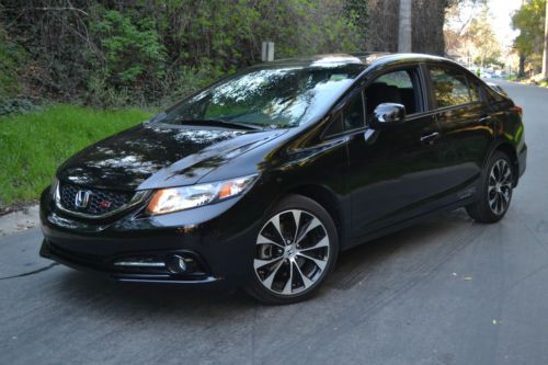 2013 honda civic si sedan - black - only 3k miles - for sale by owner