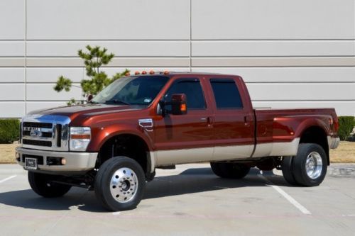 2008 ford f-450 king ranch 4x4,custom lift,loaded,trade in,badboy,2.99% wac