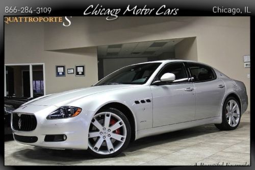 2012 maserati quattroporte s sedan only one owner! gray over bordeaux loaded