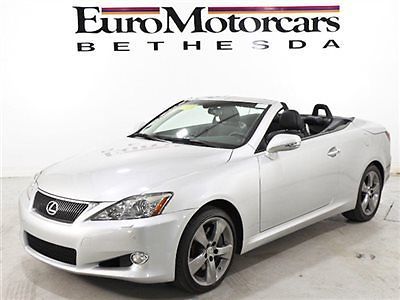 Silver convertible navigation financing 12 black leather 11 coupe camera is350c