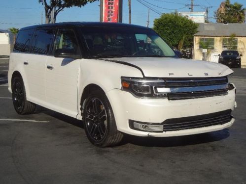 2013 ford flex limited damaged salvage starts only loaded priced to sell l@@k!!