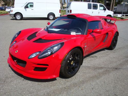 2011 lotus exige s260 final edition #24/30 - ardent red - extremely low miles!