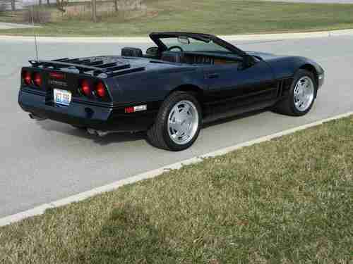 Purchase Used 1989 Corvette Convertible Triple Black Automatic 1989 Corvette Convertible Triple Black Automatic Transmission Low Millage