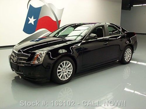 2011 cadillac cts 3.0l leather bose black on black 13k texas direct auto