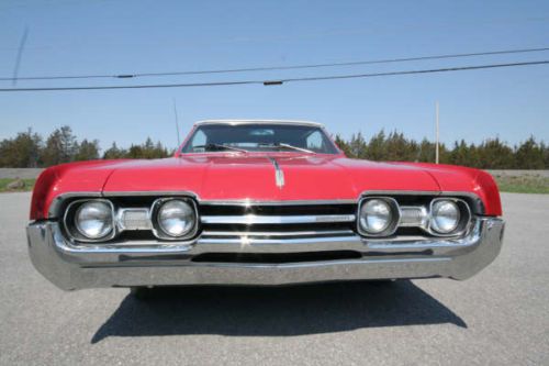 1967 oldsmobile cutlass red convertible