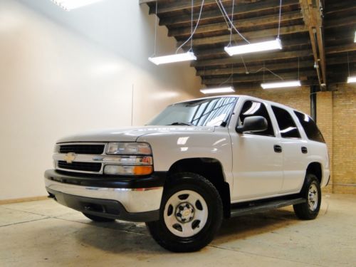 05 chevy tahoe ssv 4wd police, white, clean, 136k miles, well kept, nice