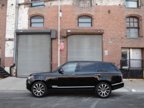 Title in house - 2014 land rover range rover sc lwb autobiography black