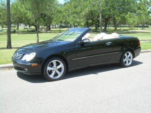 2004 mercedes clk 320 tan leather interior, power top, 17&#034; alloy wheels !!!