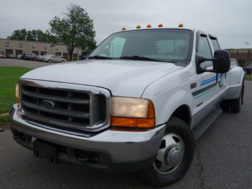Ford f-350 xlt dually crew cab auto 7.3l diesel cold a/c autocheck no reserve