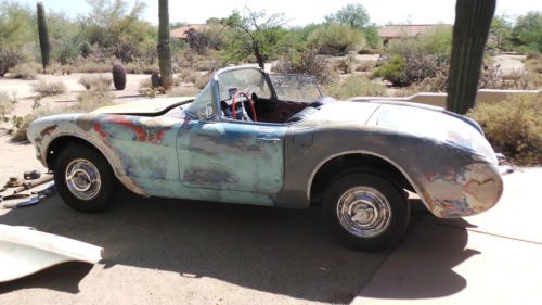 1956 corvette convertible with motor project car needs complete restoration #64