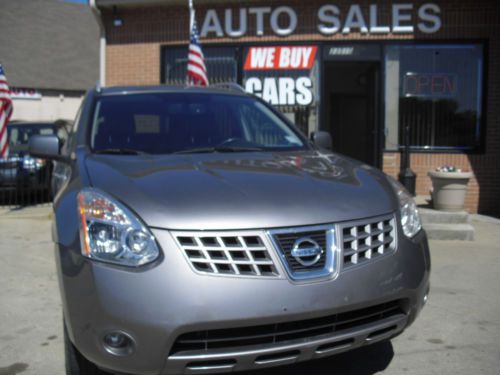 2009 nissan rogue sl/super clean /no reserve/fully loaded/leather/sunroof/awd