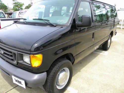 Purchase used 2006 FORD E350 15 PASSENGER VAN BLACK IN ...