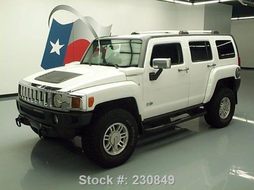2007 hummer h3 4x4 5-speed side steps roof rack 75k mi texas direct auto