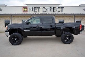 2009 black sle1 lifted 4x4 new wheels new tires trailer hitch texas