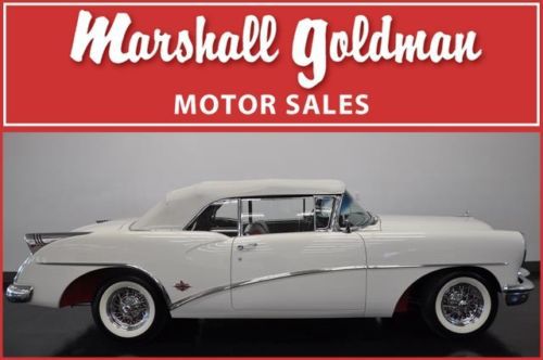 1954 buick skylark convertible white/red 1 of 836 built finest available