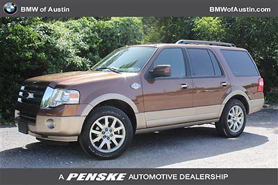 Ford expedition 2wd  king ranch low miles suv automatic one owner  clean carfax