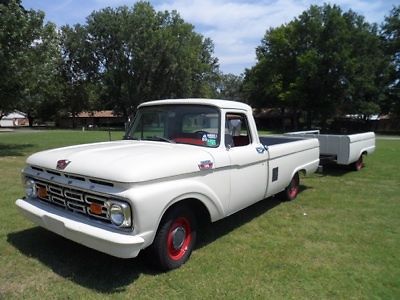1964 ford f100 and trailer