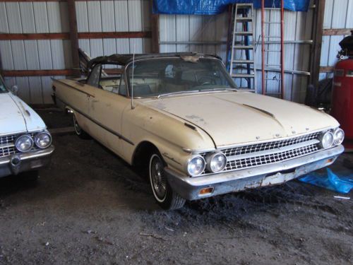 1961 ford sunliner convertible project car