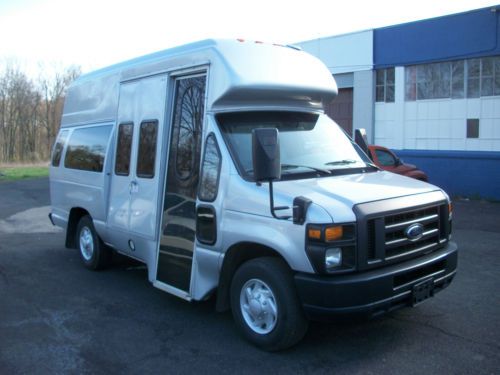 2008 ford e-350 supreme corp startrans  ext hi-top wheelchair van mini bus