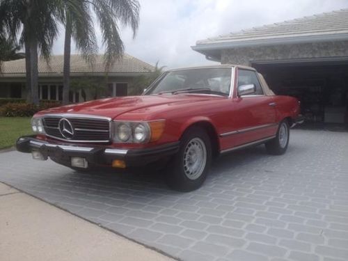 1984 mercedes-benz 420 sl convertible 2-door