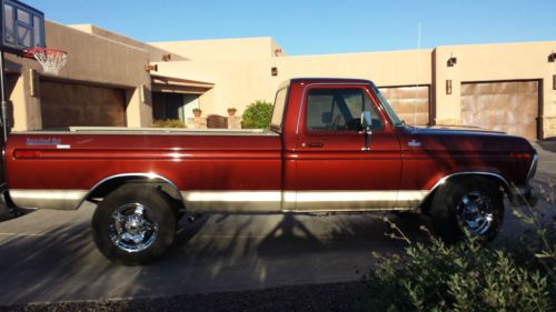 1979 ford f250 king ranch edition restored leather interior, solid straight az