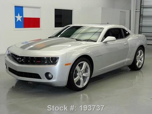 2010 chevy camaro lt2 rs auto htd leather sunroof 27k! texas direct auto