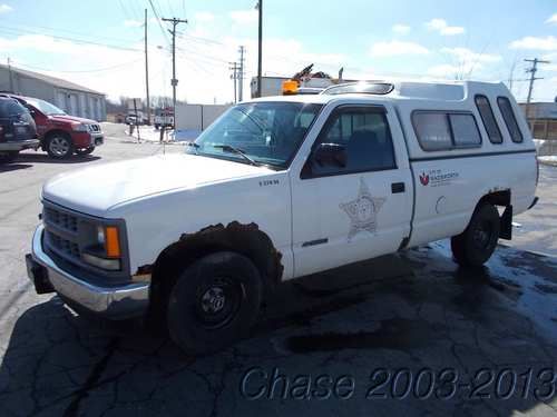 1994 chevrolet chevy 1500 dog warden pickup truck - 94799 miles - runs good