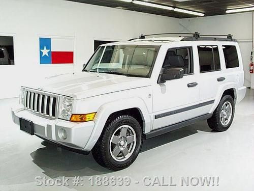 2006 jeep commander 4x4 v8 7pass heated leather tow 69k texas direct auto