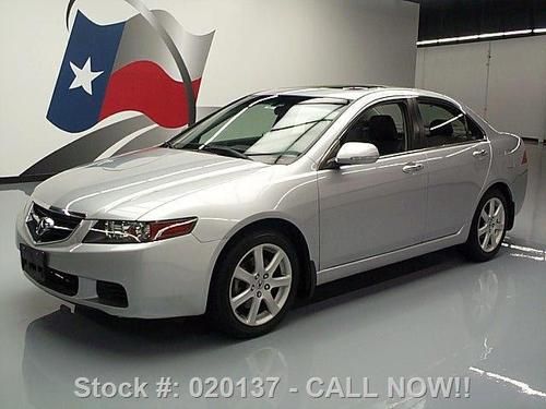 2004 acura tsx 6-speed htd leather sunroof xenons 75k texas direct auto