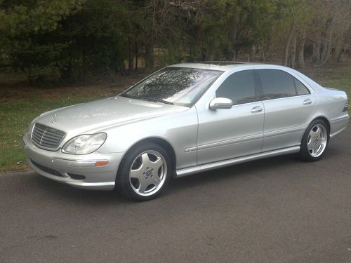 2002 mercedes s600 amg only 43,000 miles, garaged, super mint original, clean