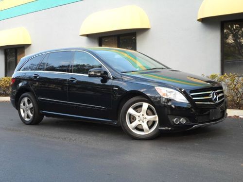 2011 mercedes benz r350 bluetec diesel blk/blk leather sunroof 3rd row seating